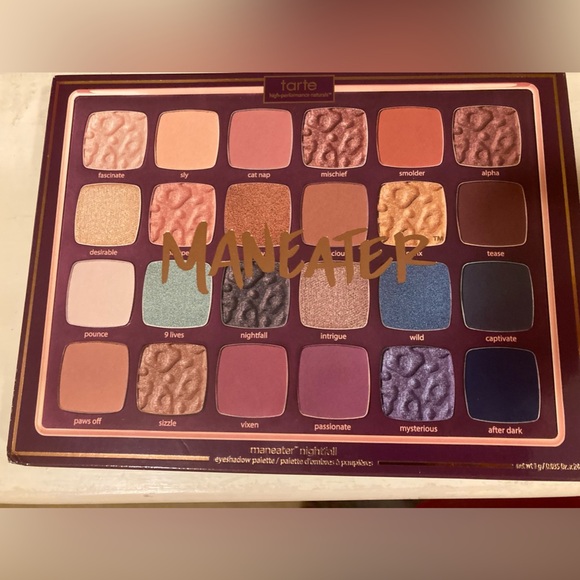 Tarte Maneater Nightfall 24 Color Eyeshadow Palette 0.84 Oz Total - New … - Picture 2 of 3